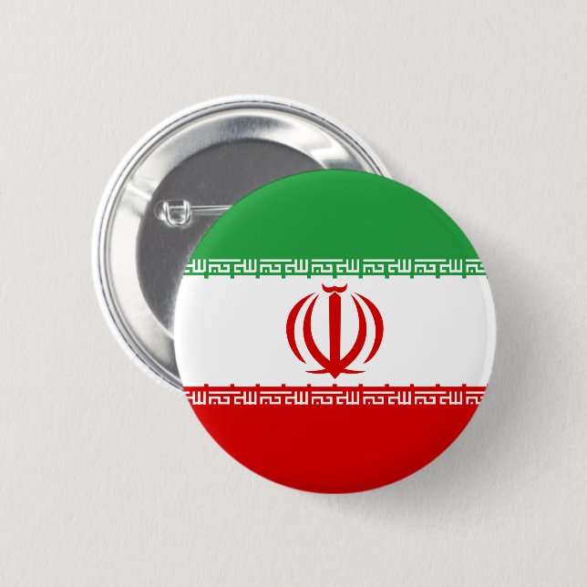 Iran Flag Button (Front & Back)