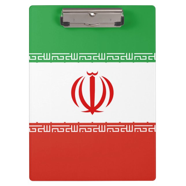 Iran flag clipboard (Front)