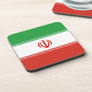 Iran flag coaster