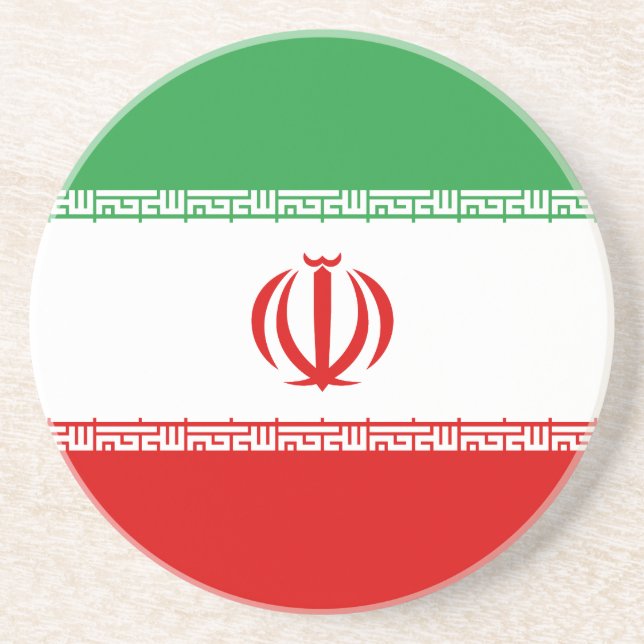 Iran Flag Coaster (Front)