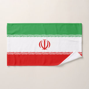 Iran Flag Hand Towel