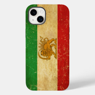 Iran Flag Lion And Sun Shah of Iran Flag Case-Mate iPhone 14 Plus Case