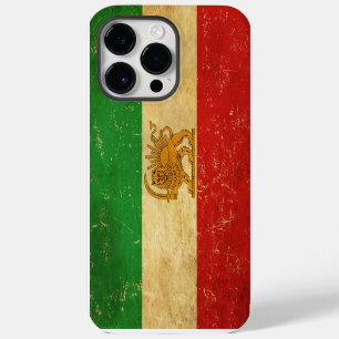 Iran Flag Lion And Sun Shah of Iran Flag Case-Mate iPhone 14 Pro Max Case