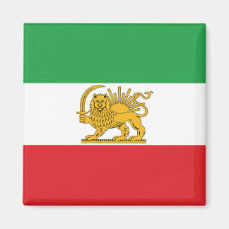 Iran Flag Lion And Sun Shah of Iran Flag Magnet