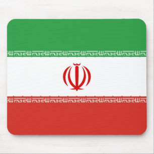 Iran flag mouse pad