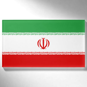 Iran Flag Name Tag