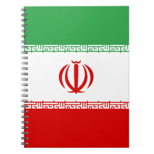 Iran Flag Notebook