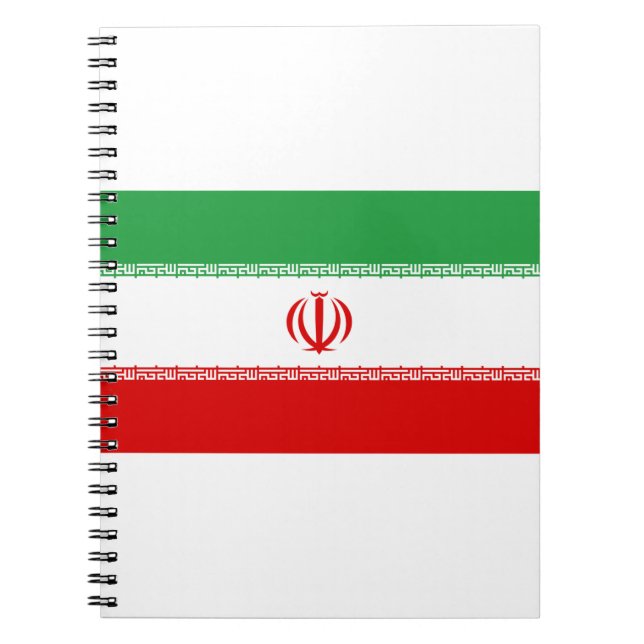 Iran Flag Notebook (Front)