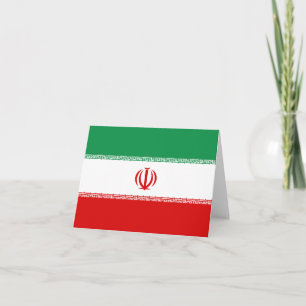 Iran Flag Notecard