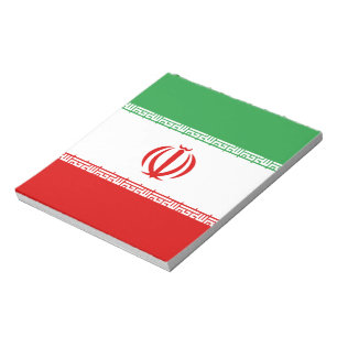 Iran Flag Notepad