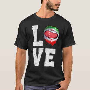 Iran Flag Soccer Fan Love Iranian T-Shirt