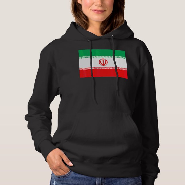Iran Flag Souvenir  Iranian 1 Hoodie (Front)