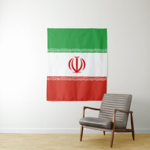 Iran flag tapestry
