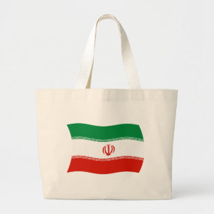 Iran Flag Tote Bag