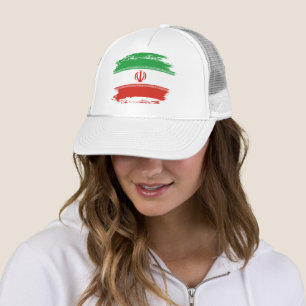 Iran flag trucker hat