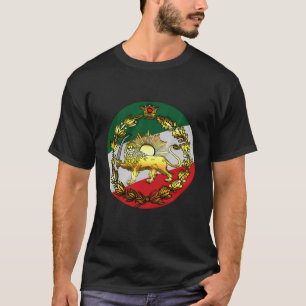 Iran Flag With Lion And Crown T-Shirt