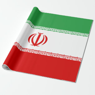 Iran Flag Wrapping Paper