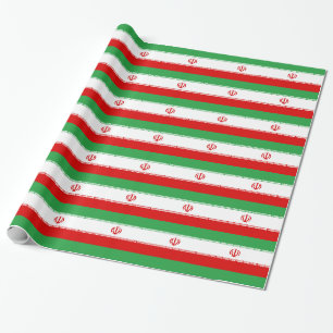 Iran Flag Wrapping Paper