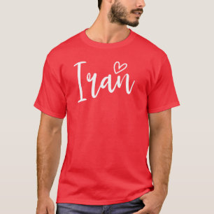 Iran Heart Women's Love Iran T-Shirt