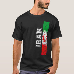 Iran Heritage Pride Country Support Iranian Flag T-Shirt