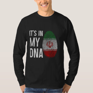 Iran It's In My DNA Iranian Flag Pride Heritage T-Shirt