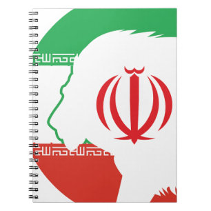 Iran Lion Iranian National Animal Flag Notebook