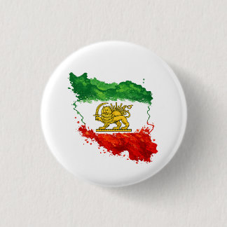 Iran Lion & Sun Button | Persian Shir o Khorshid 