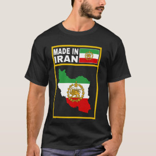 Iran Lion Sun Flag,Iran,Persian,Iran map,Flag of I T-Shirt