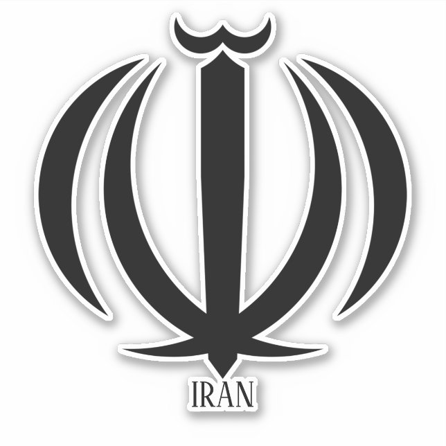 Iran National Emblem Patriotic (Front)