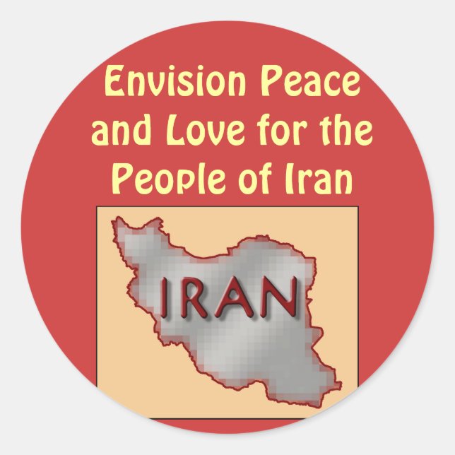 Iran Peace stickers (Front)