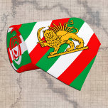 Iran, Persian flag with Lion, Shah of Iran Tie<br><div class="desc">Neck Tie: Patriotic Persian Flag,  Shah of Iran (1964-1980) with sun and lion</div>