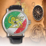 Iran, Persian flag with Lion, Shah of Iran Watch<br><div class="desc">Watch: Patriotic Persian Flag,  Shah of Iran (1964-1980) with sun and lion</div>