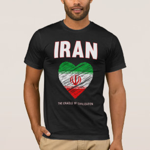 Iran Pride Iranian Heart Nowruz T-Shirt