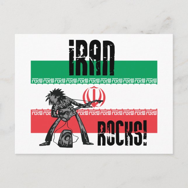 Iran Rocks Postcard (Front)