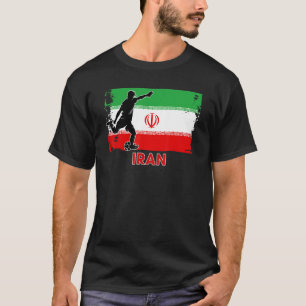 Iran Soccer Fan 2022 National Football Team Flag T-Shirt