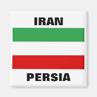 Iran Tricolor "IRAN" & "PERSIA"