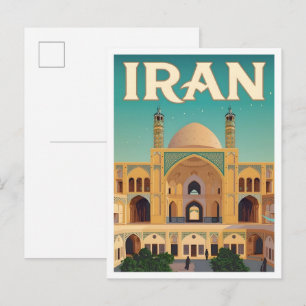 Iran Vintage Travel Postcard