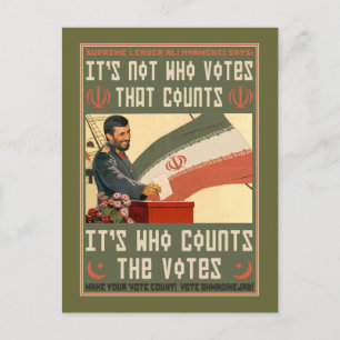 Iran Vote '09 Postcard