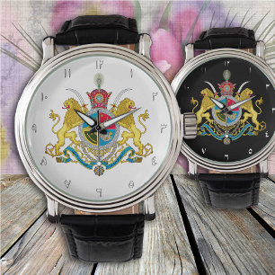 Iran watch, Imperial Coat of Arms 1925-1979 /Lion Watch