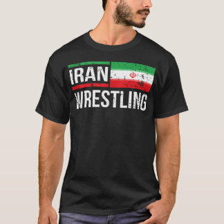 Iran Wrestling Amateur Wrestler Gripper Sports T-Shirt