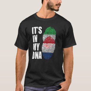 Iranian And Dutch Mix DNA Flag Heritage T-Shirt