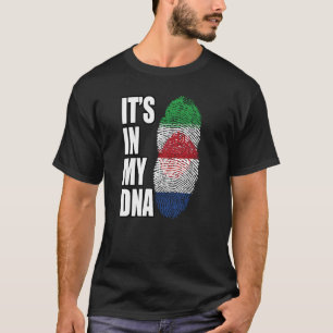 Iranian And Dutch Mix DNA Flag Heritage T-Shirt