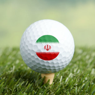 Iranian Flag, Flag of Iran Golf Balls