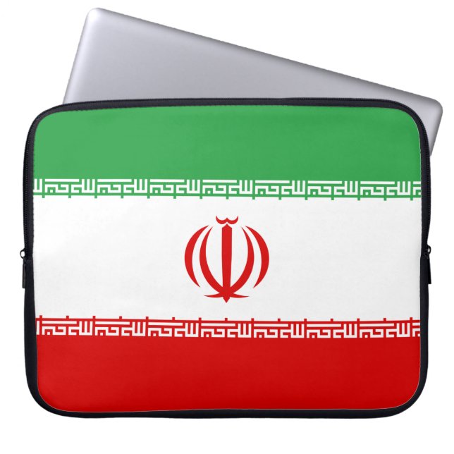 Iranian Flag (Iran) (Persian) Laptop Sleeve (Front)