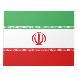 Iranian Flag (Iran) (Persian) Notepad