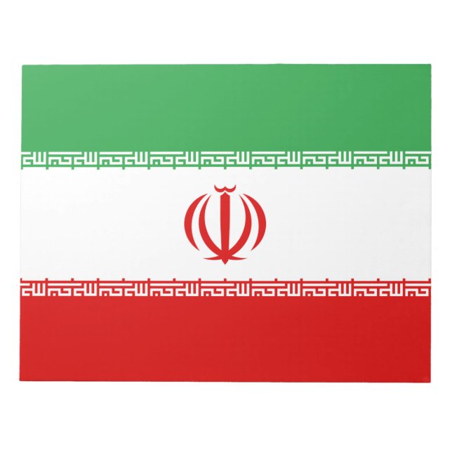 Iranian Flag (Iran) (Persian) Notepad (Front)