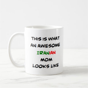 iranian mum, awesome coffee mug