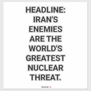 Iran's Enemies Are A Threat Hankamer Artjunkhaus 
