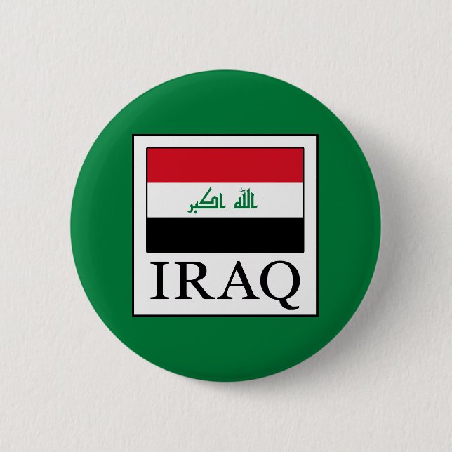 Iraq 6 Cm Round Badge (Front)