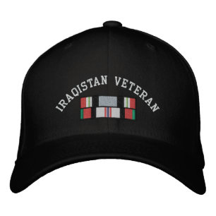 Iraq Afghanistan Veteran Embroidered Hat